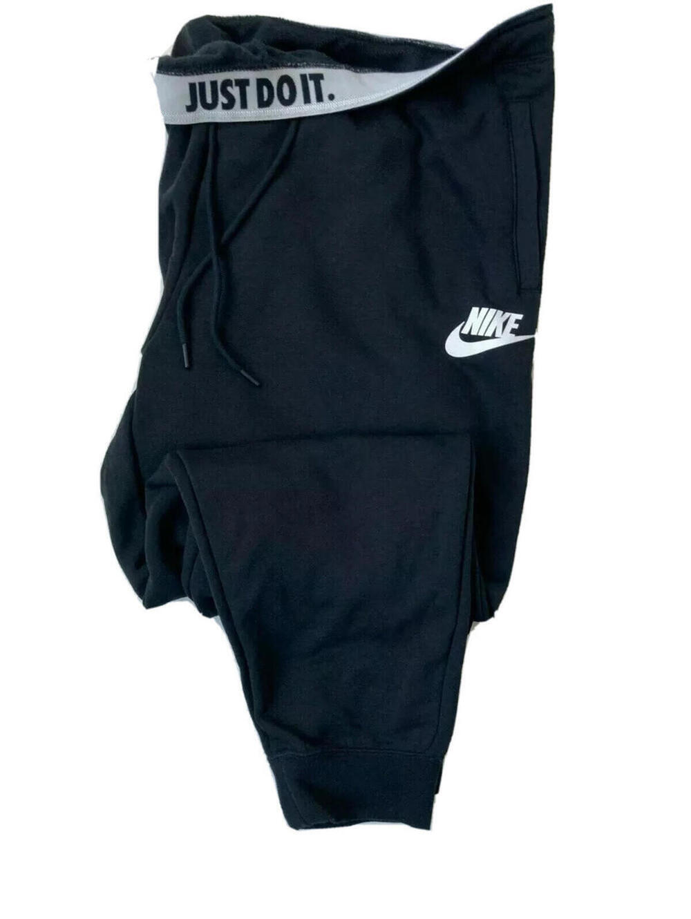 NIKE $60 RALLY JOGGER PANTS Women's Sweatpants Black Just do it band 3X